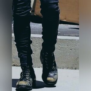 Vintage 1960s BF Goodrich 
Stylish Black Combat Boots